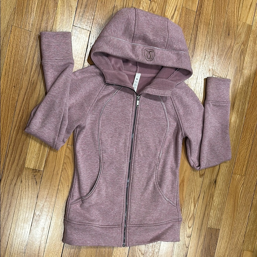 Lululemon Athletica Pink Hooded Zip-Up Jacket